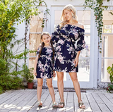 Mommy and Me Matching Ruffled Beach Dress